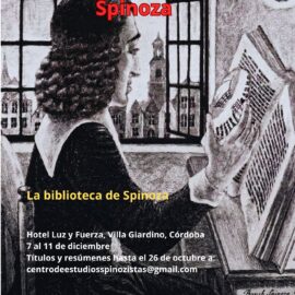 XXI Colóquio Internacional Spinoza . 7-11 dezembro 2026 . Córdoba, Argentina